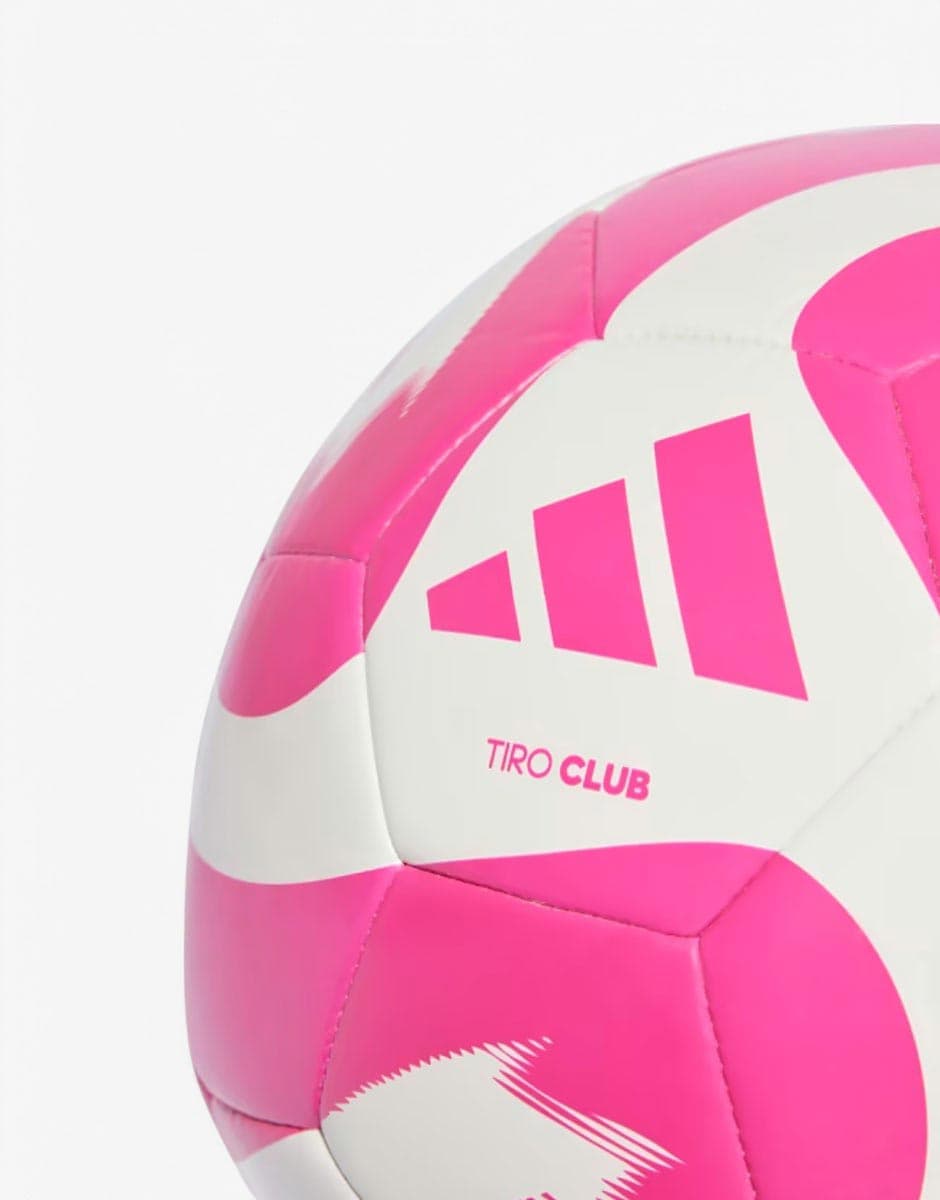 ADIDAS Football Tiro Club Ball Size 5 White/Pink — снимка 3