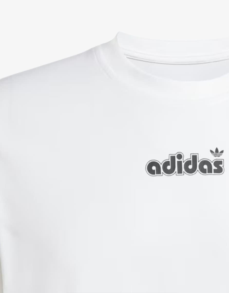 ADIDAS Graphic Teе White — снимка 4