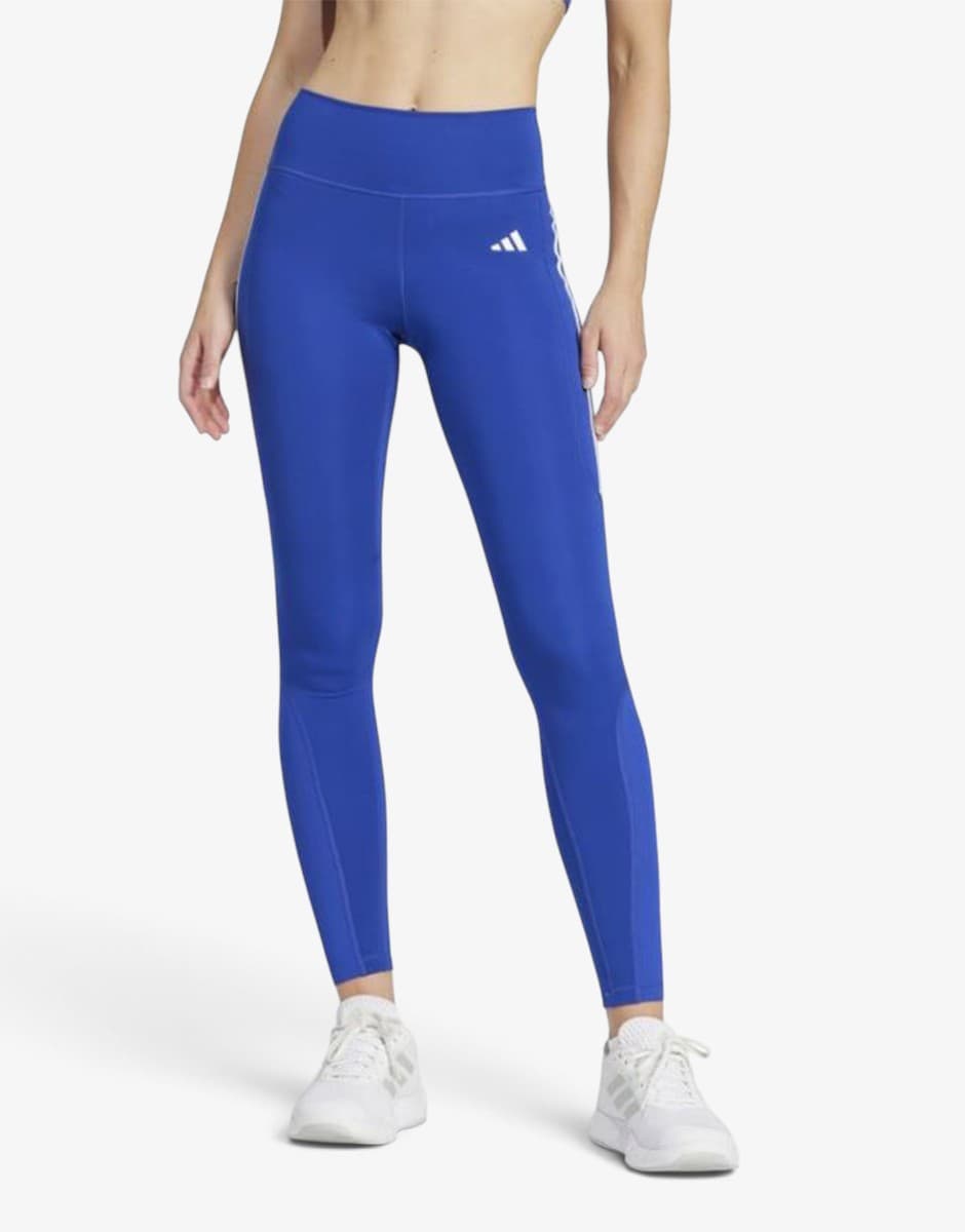 ADIDAS Optime Essentials Stash Pocket Leggings Blue — снимка 3