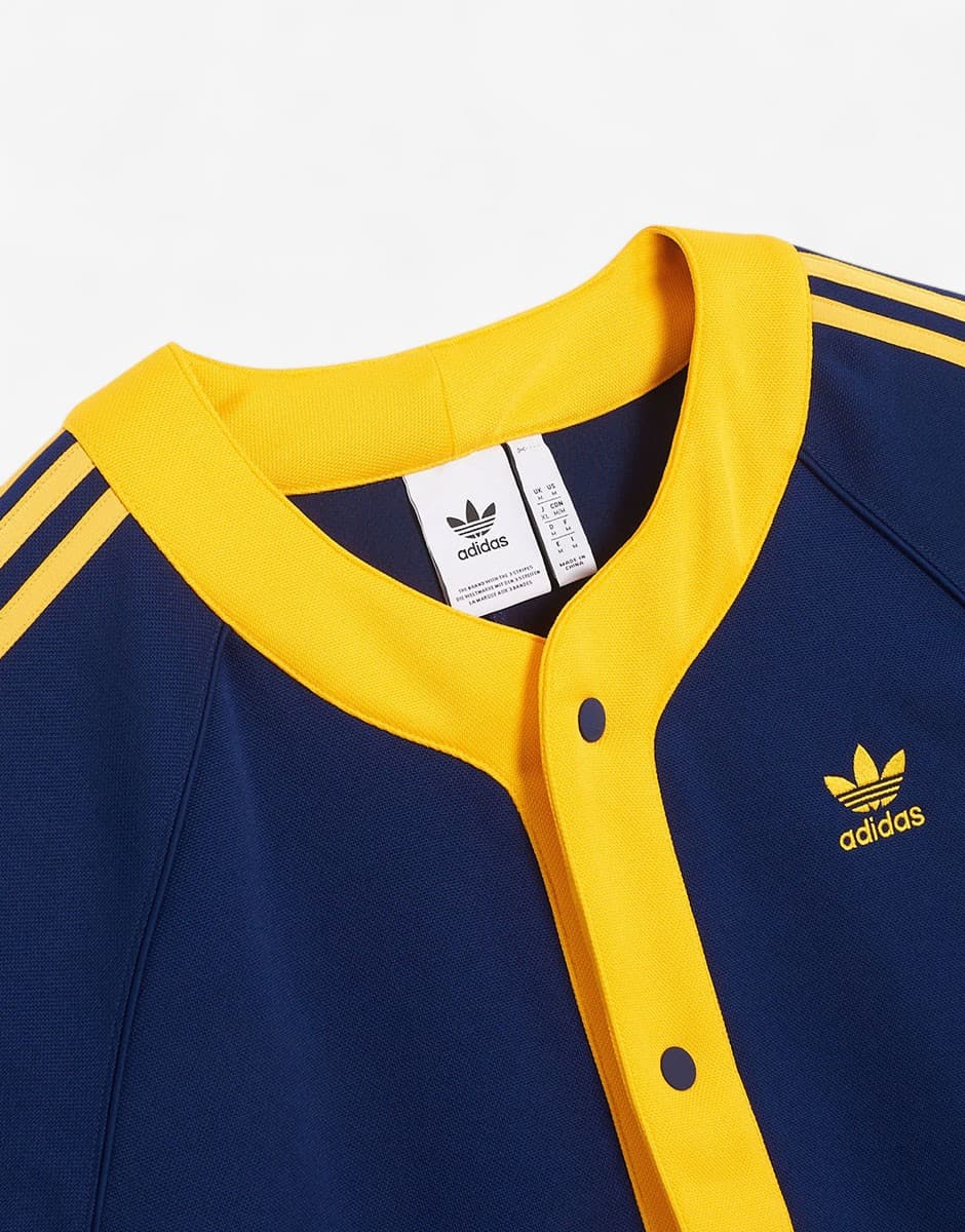 ADIDAS Originals Adicolor Classics+ Shirt Blue/Yellow — снимка 3