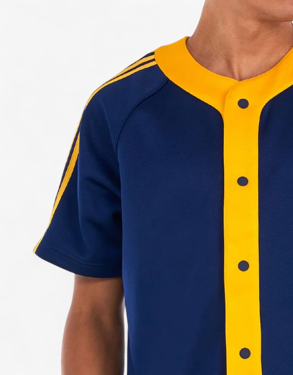 ADIDAS Originals Adicolor Classics+ Shirt Blue/Yellow — снимка 4