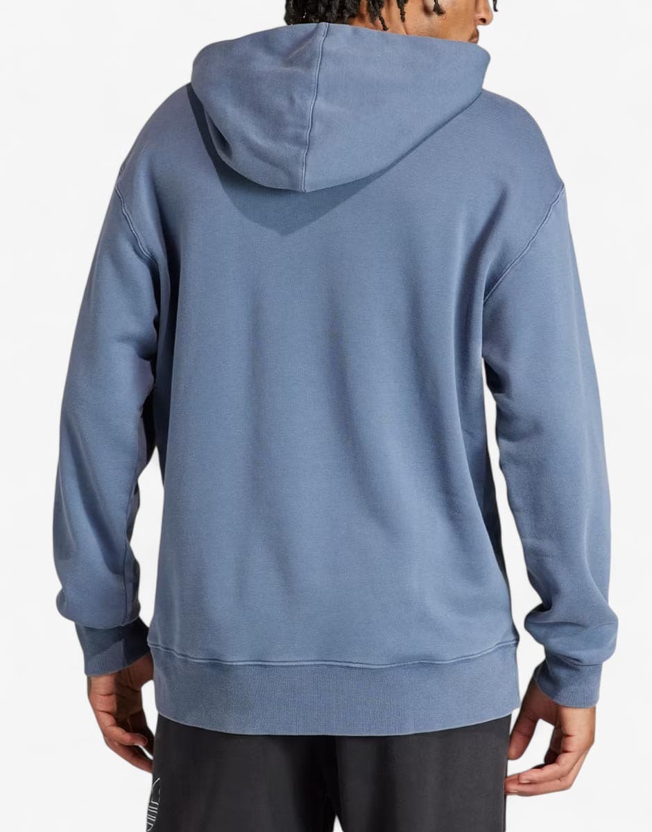 ADIDAS Originals Adicolor Outline Trefoil Hoodie Blue — снимка 2