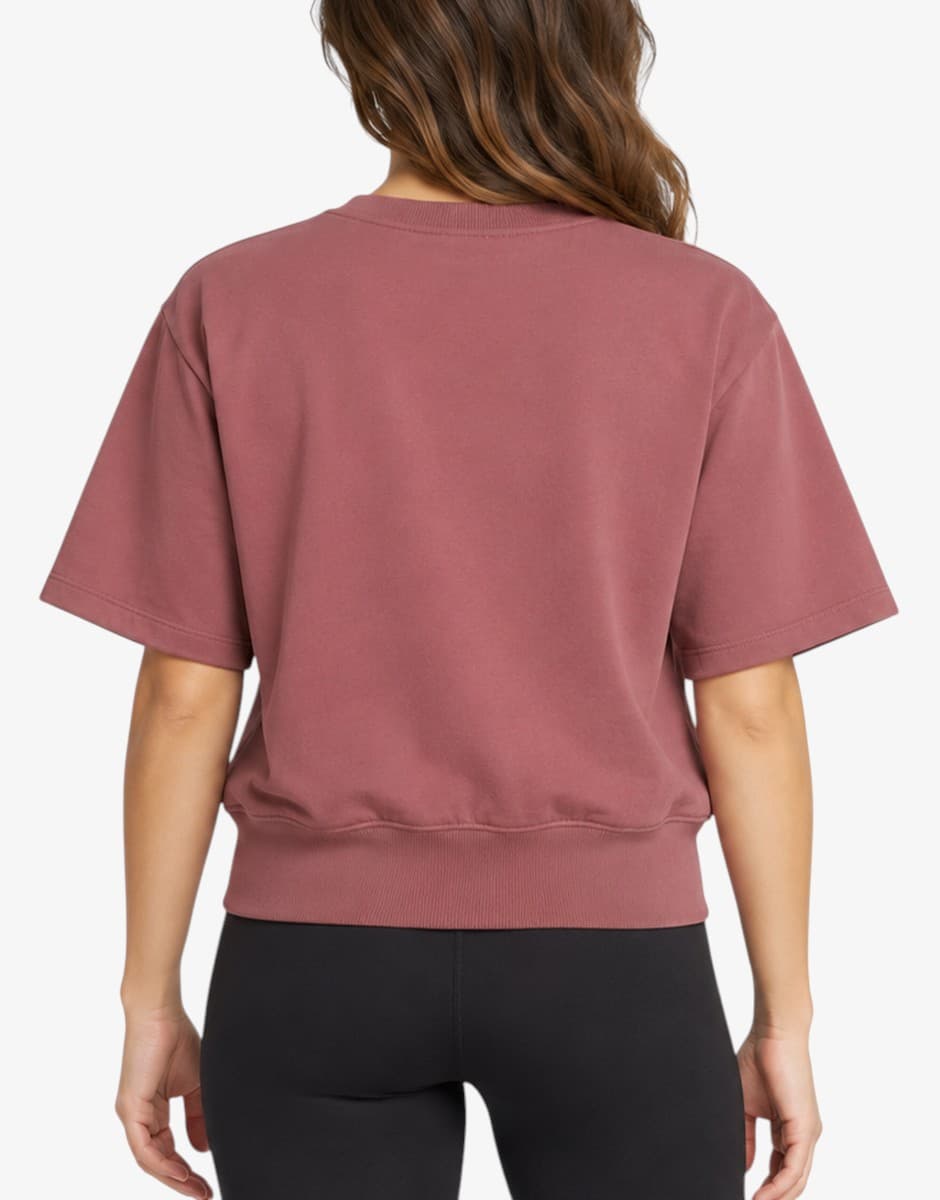 ADIDAS Originals Adicolor Oversize Tee Shadow Red — снимка 2
