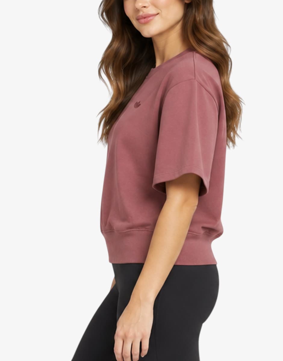 ADIDAS Originals Adicolor Oversize Tee Shadow Red — снимка 3