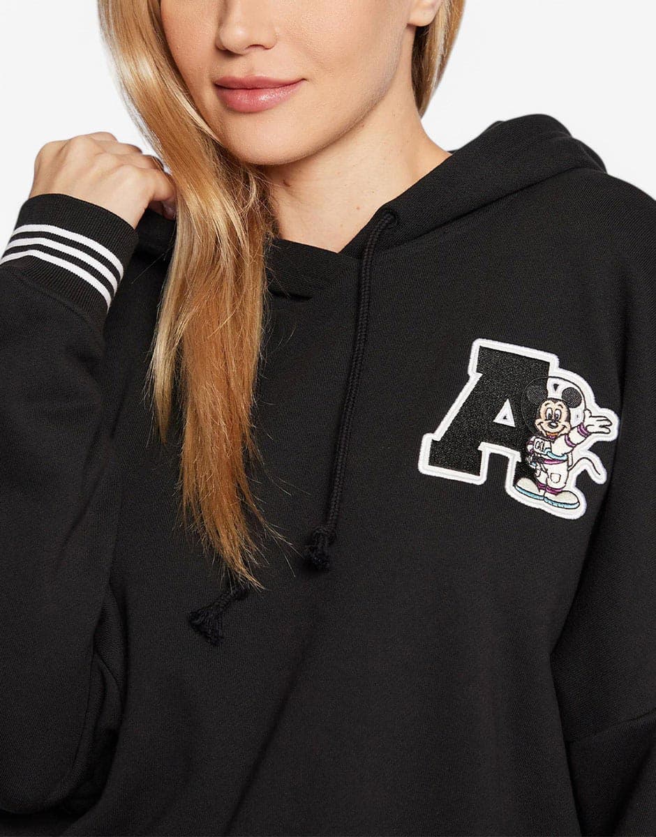 ADIDAS Originals x Disney Mickey Mouse Hoodie Black — снимка 3