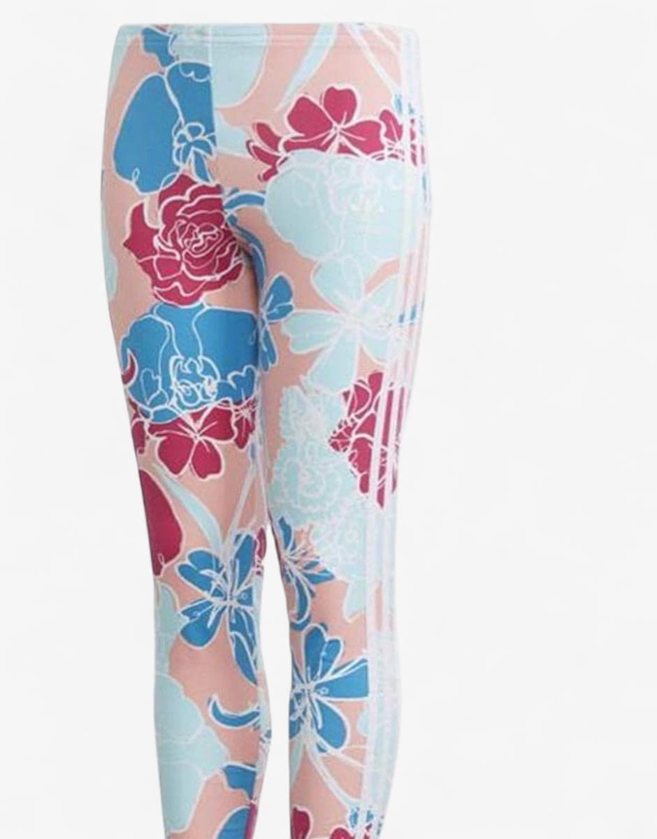 ADIDAS Originals Floral All Over Print Leggings Mulicolor — view 4