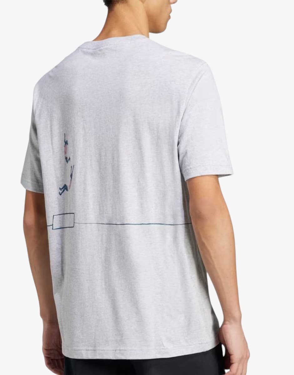 ADIDAS Originals Graphic Tee Logo White — снимка 2