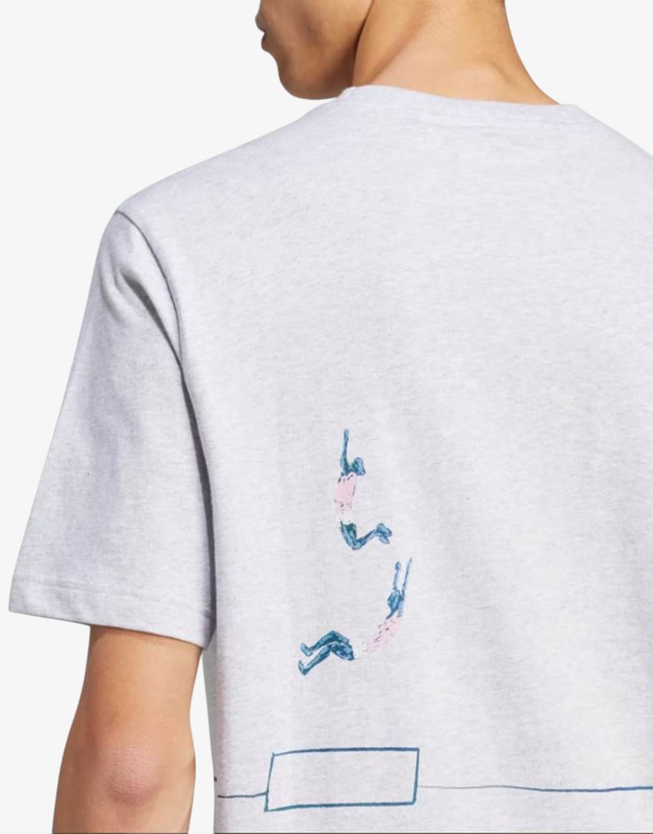ADIDAS Originals Graphic Tee Logo White — снимка 4