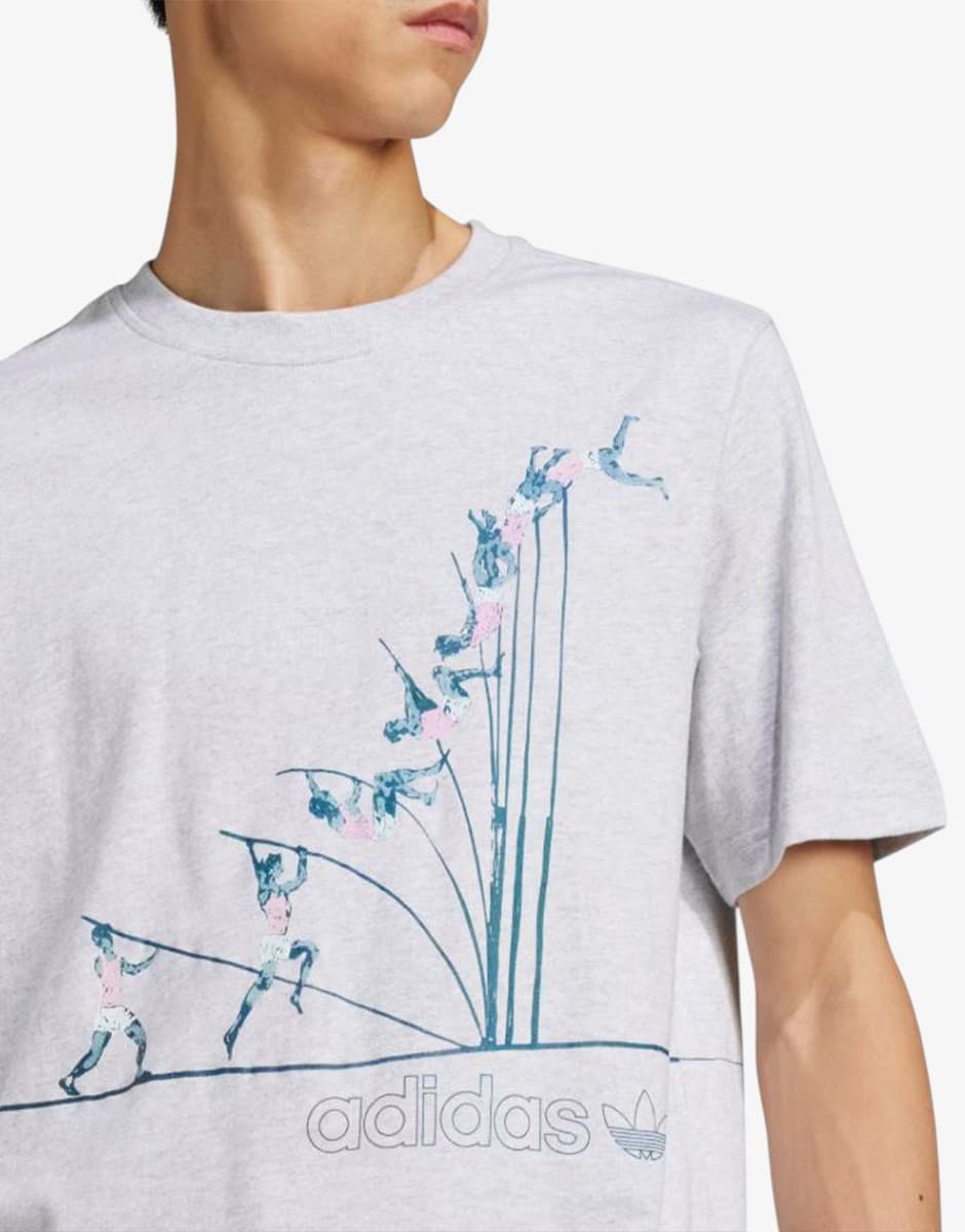 ADIDAS Originals Graphic Tee Logo White — снимка 3