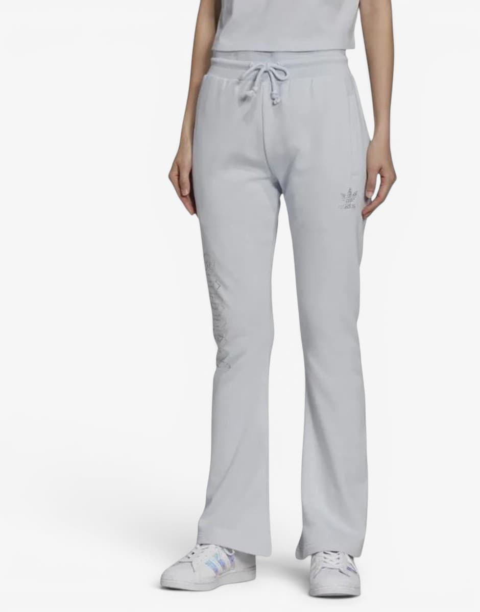 ADIDAS Originals Luxe Open Hem Track Pants Blue