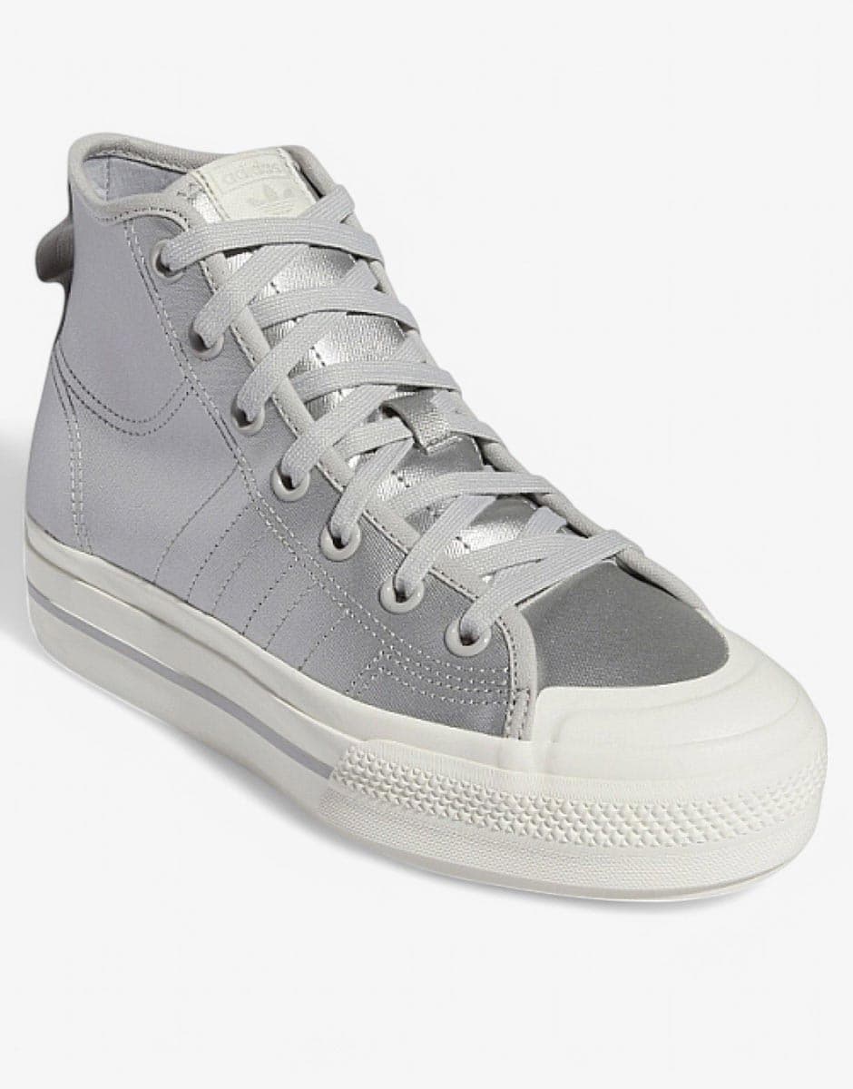 ADIDAS Originals Nizza Platform Mid Shoes Silver — снимка 3