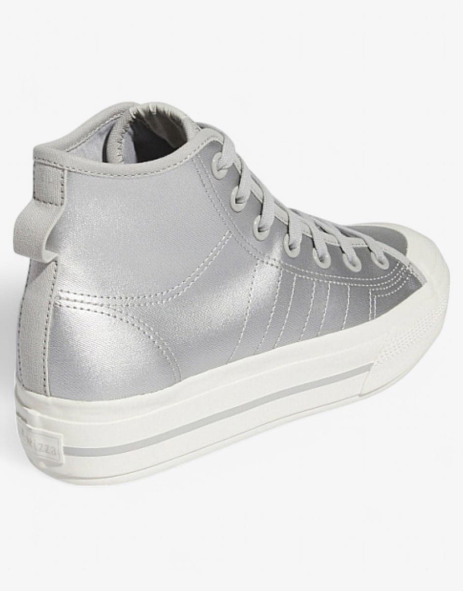 ADIDAS Originals Nizza Platform Mid Shoes Silver — снимка 4