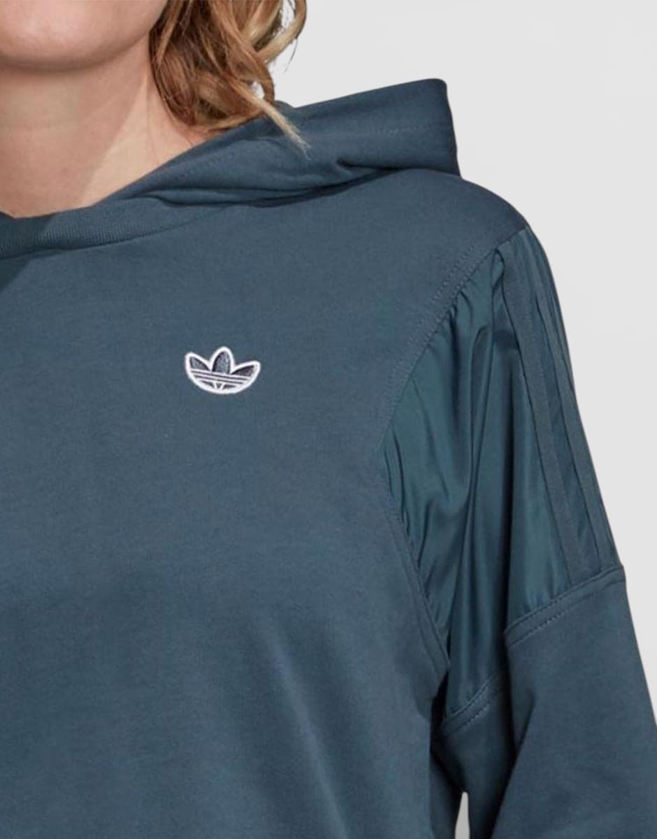 ADIDAS Originals Solid Logo Hoodie Blue — view 4