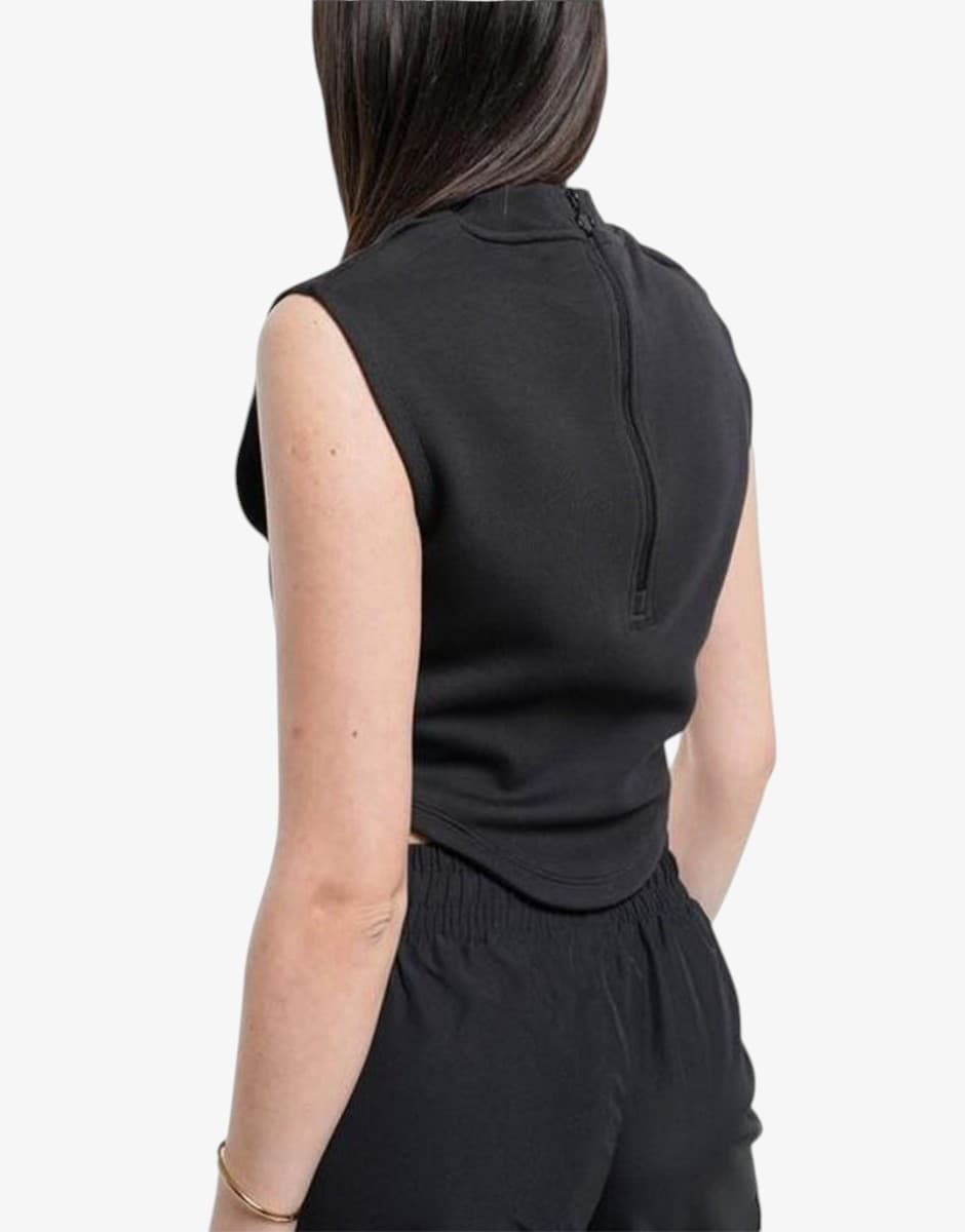 ADIDAS Originals Structured Interlock Tee Black — снимка 2