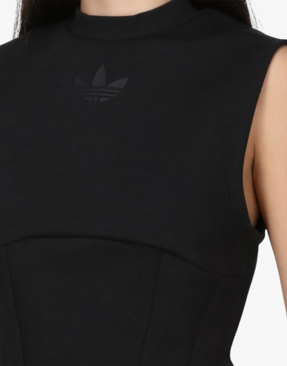 ADIDAS Originals Structured Interlock Tee Black — снимка 4