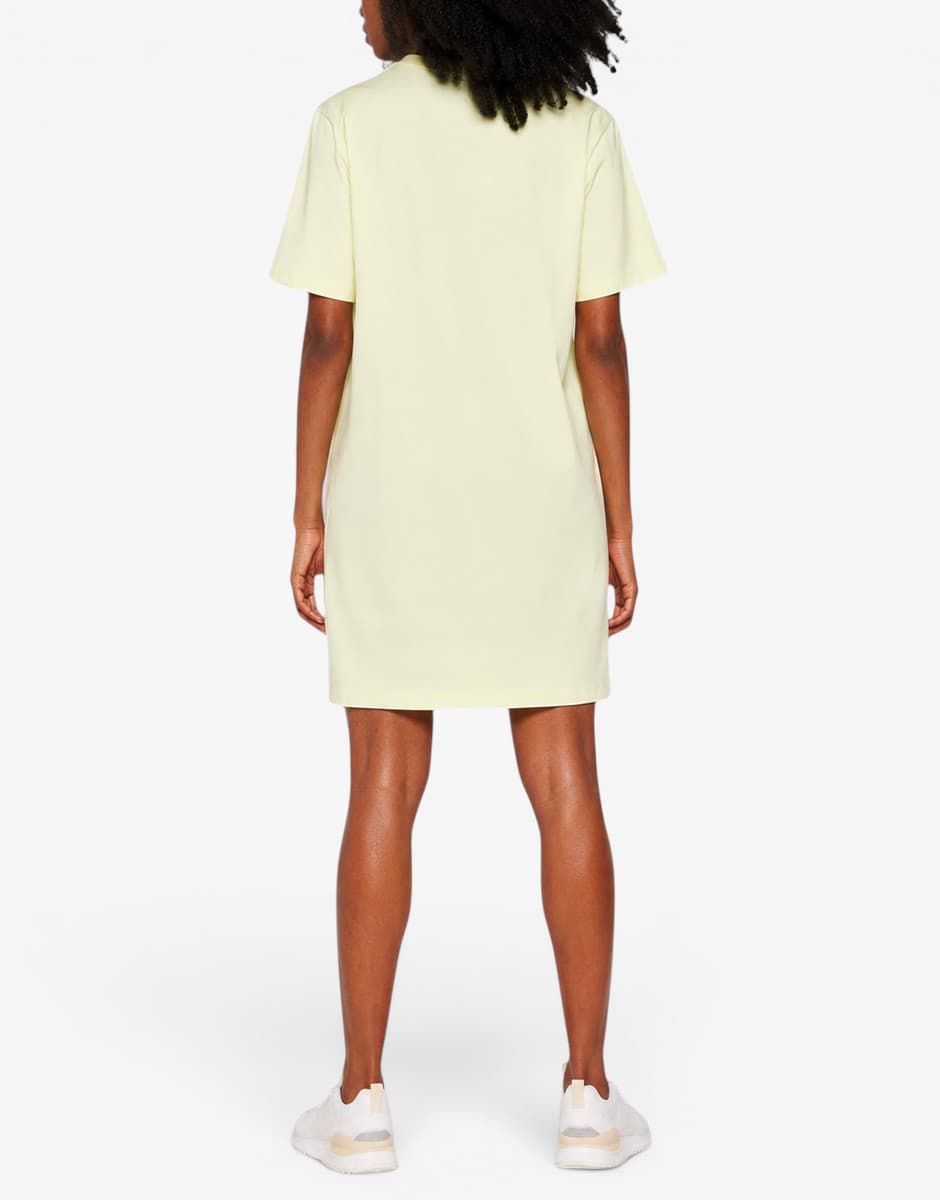 ADIDAS Originals Tennis Luxe Tee Dress Yellow — view 2