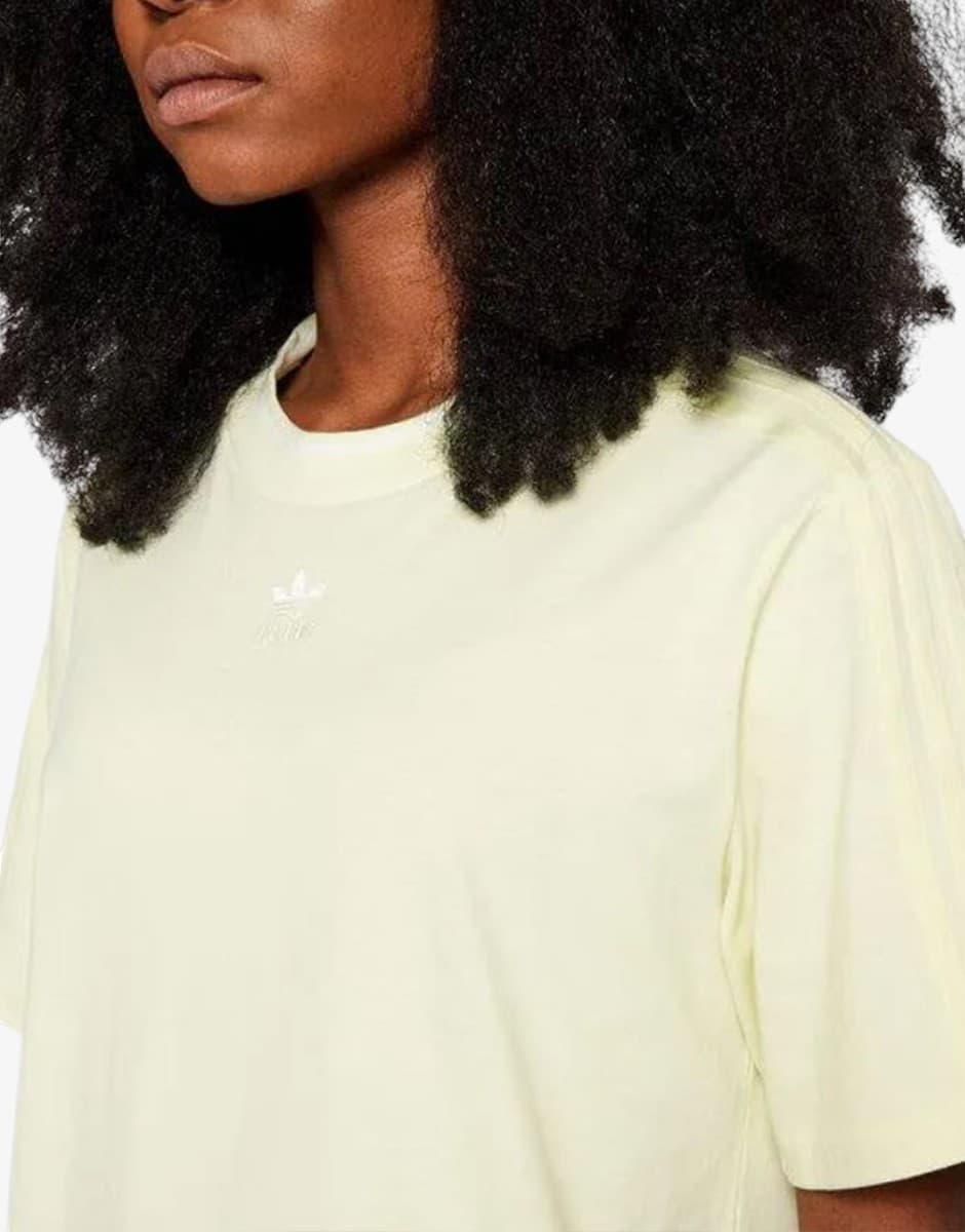 ADIDAS Originals Tennis Luxe Tee Dress Yellow — view 3