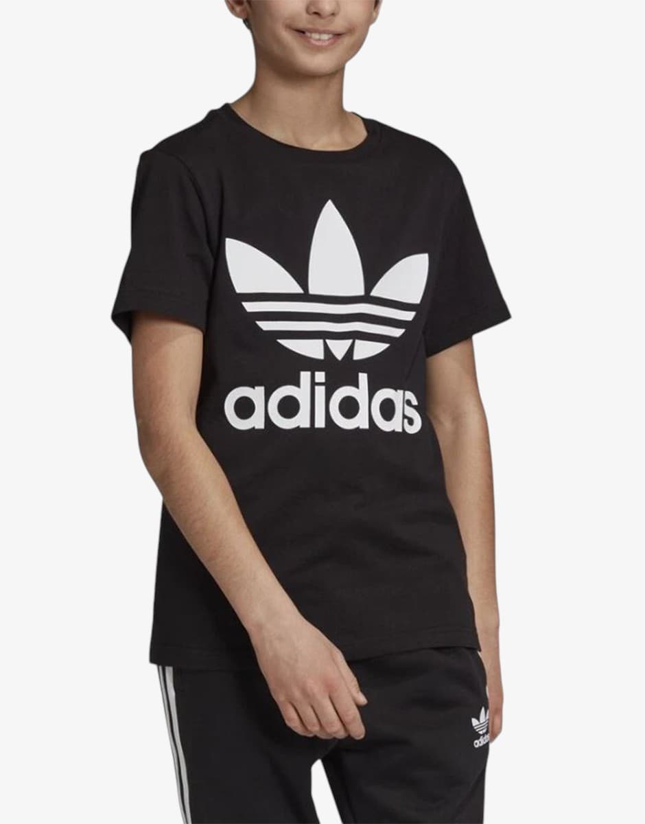 ADIDAS Originals Trefoil Kids Tee Black/White