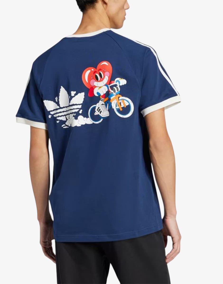 ADIDAS Originals x Nelson Graphic Tee Blue — снимка 2