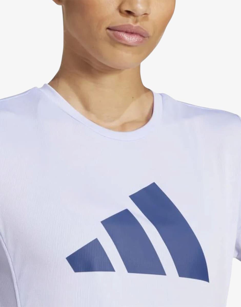 ADIDAS Run It Tee Purple/Blue — снимка 3