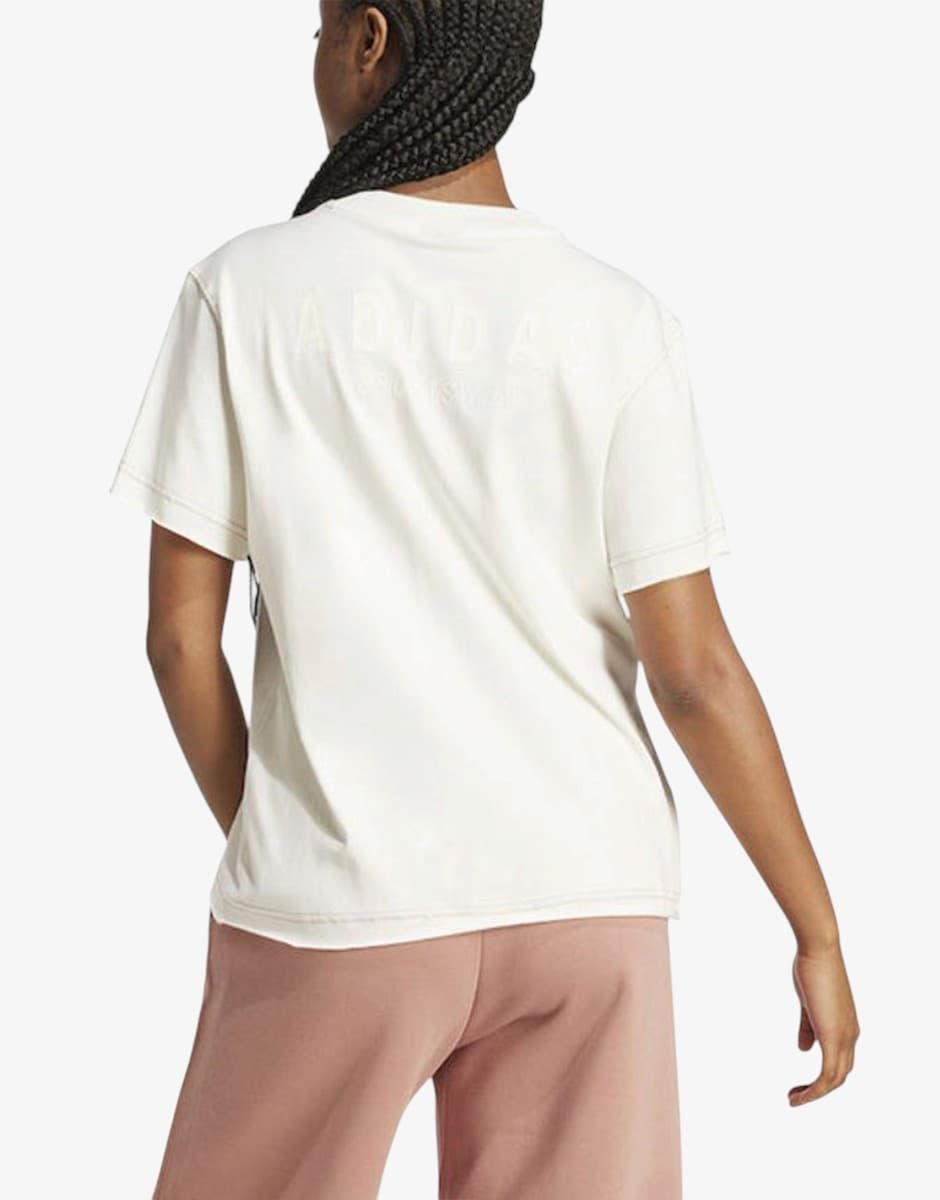 ADIDAS Sportswear All Seazon Graphic Tee White — снимка 2