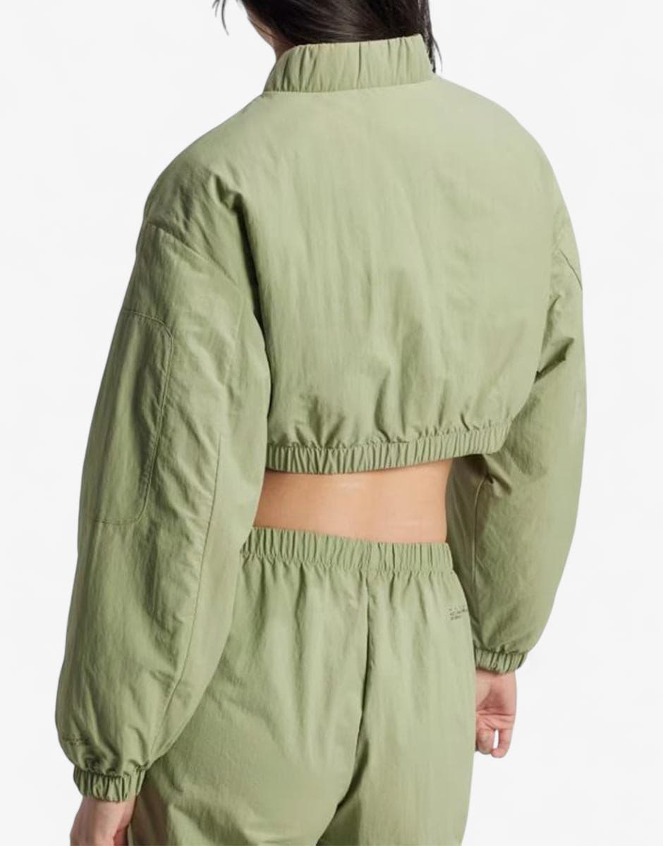 ADIDAS Sportswear City Escape Padded Bomber Jacket Green — view 2