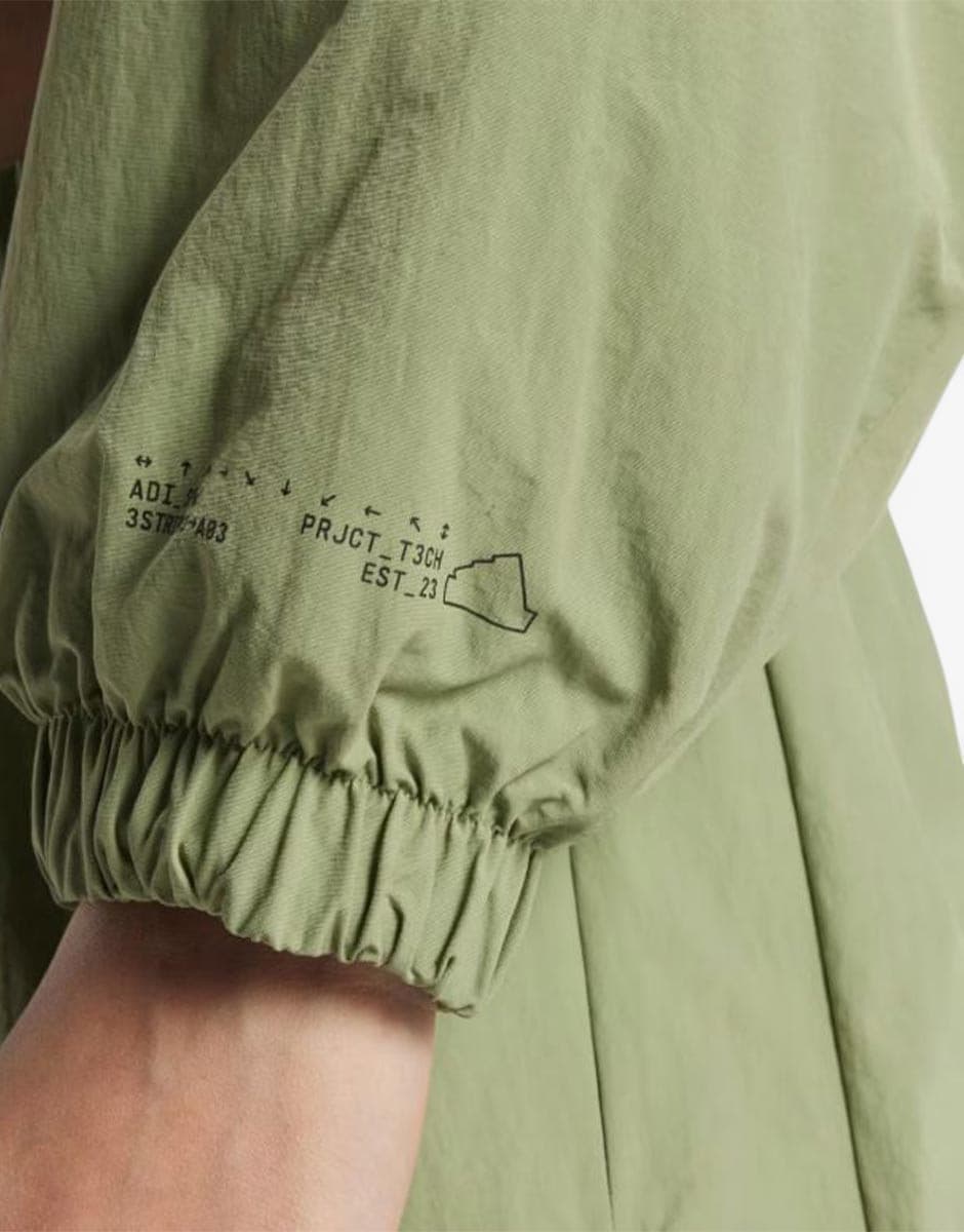 ADIDAS Sportswear City Escape Padded Bomber Jacket Green — view 3