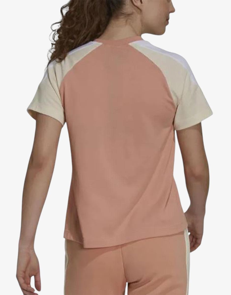 ADIDAS Sportswear Colorblock Tee Pink — снимка 2