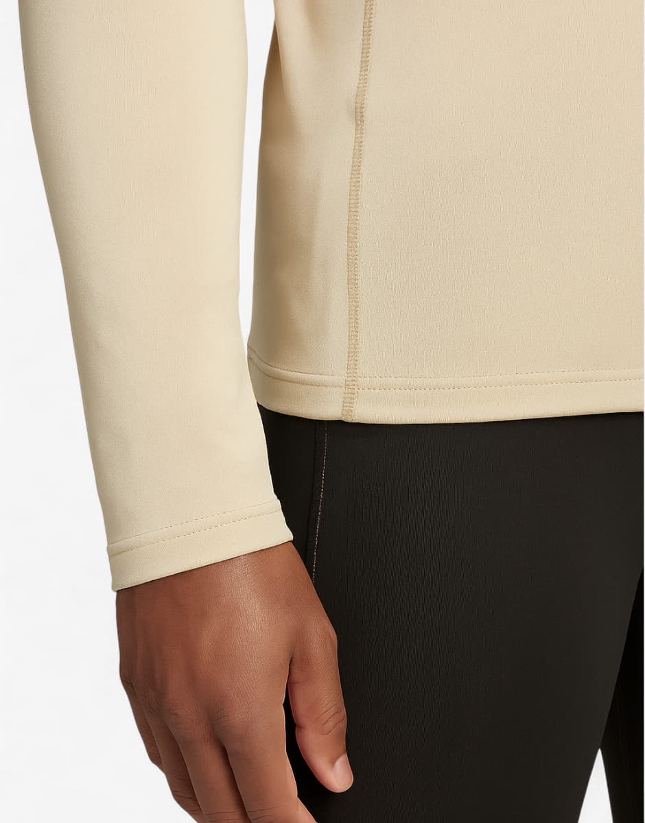 ADIDAS Tech-Fit Training Top Beige — снимка 4