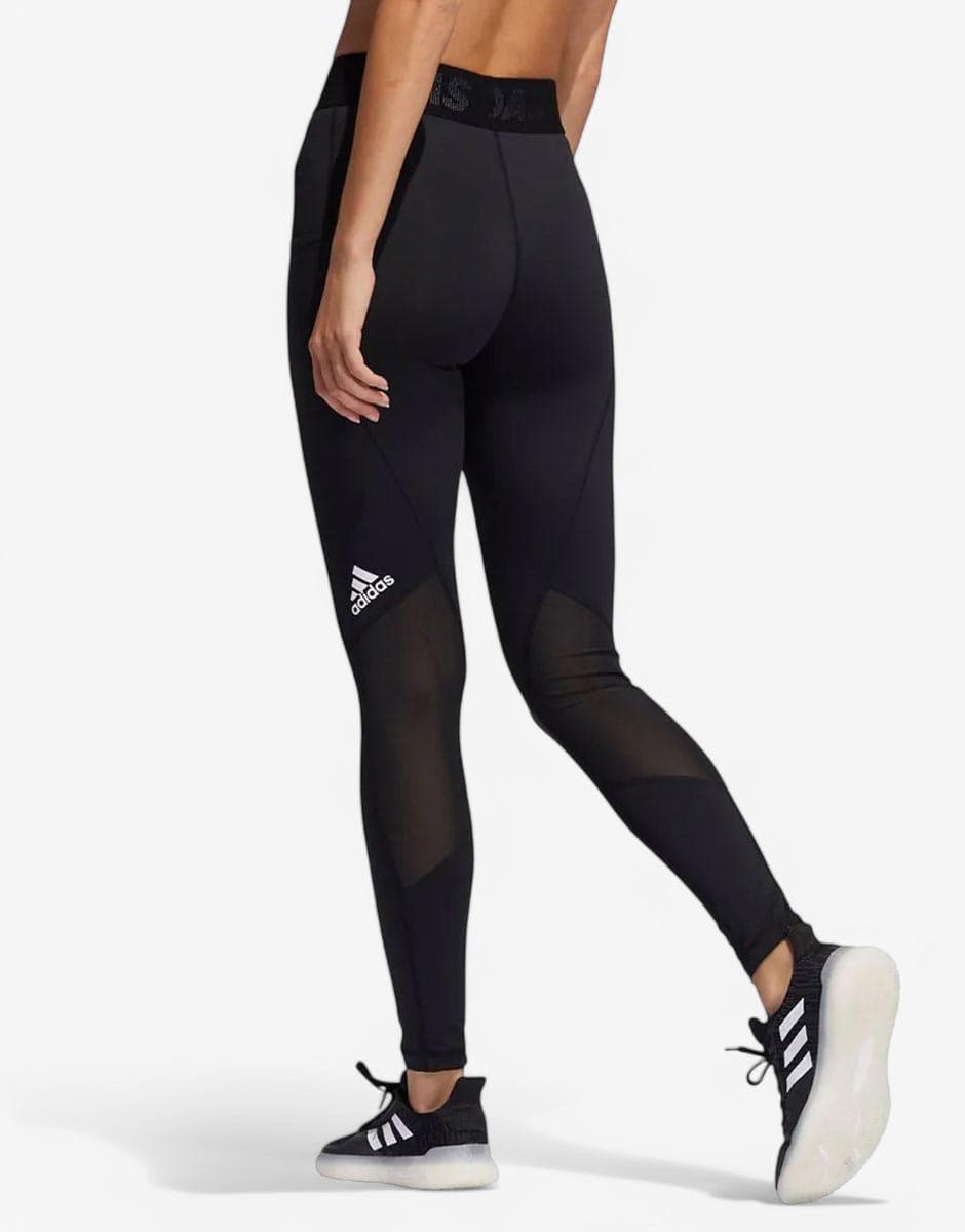 ADIDAS TechFit 3 Bar Logo Training Leggings Black — view 2