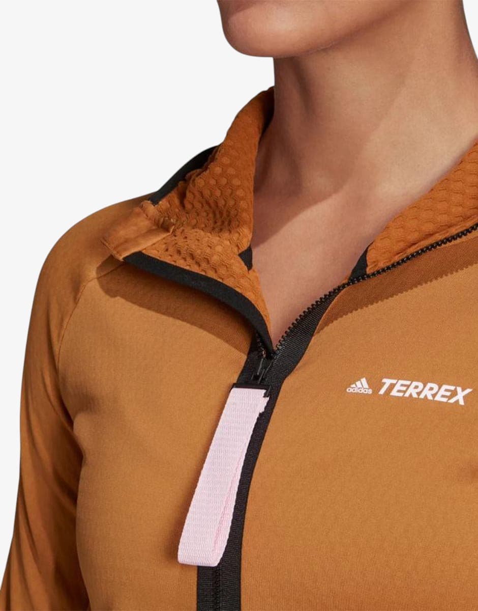 ADIDAS Terrex Tech Flooce Light Hiking Jacked Brown — снимка 4