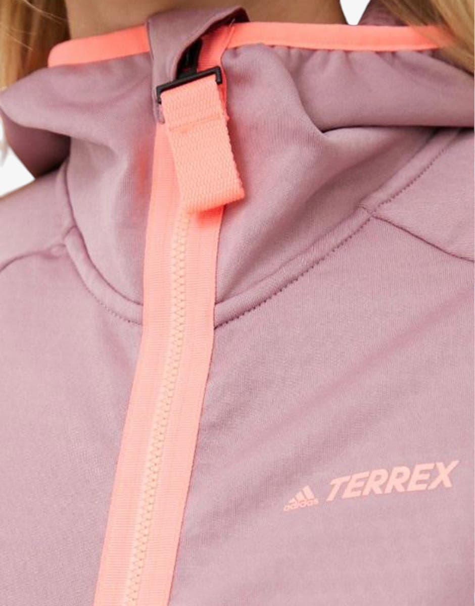 ADIDAS Terrex Tech Flooce Light Hiking Jacket Multicolor — снимка 4