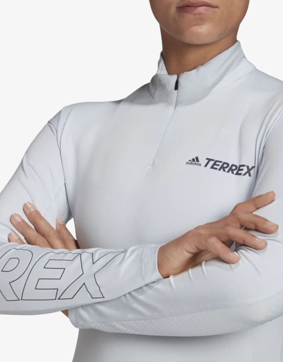 ADIDAS Terrex XPR Long-Sleeve Shirt Blue — снимка 3