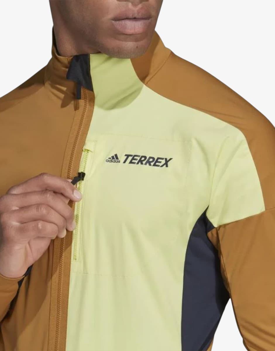 ADIDAS Terrex Xperior Cross-Country Ski Soft Shell Jacket Brown — снимка 3