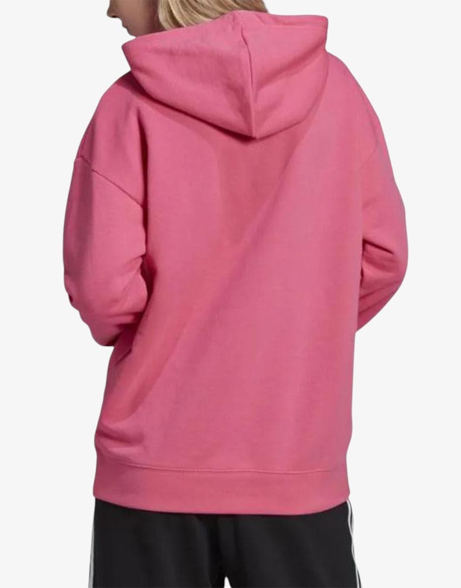 ADIDAS Trefoil Essentials Hoodie Pink — снимка 2