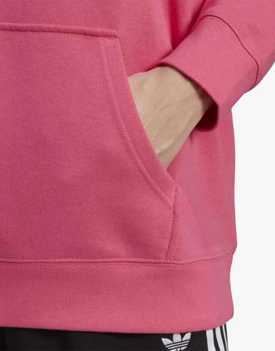 ADIDAS Trefoil Essentials Hoodie Pink — снимка 4