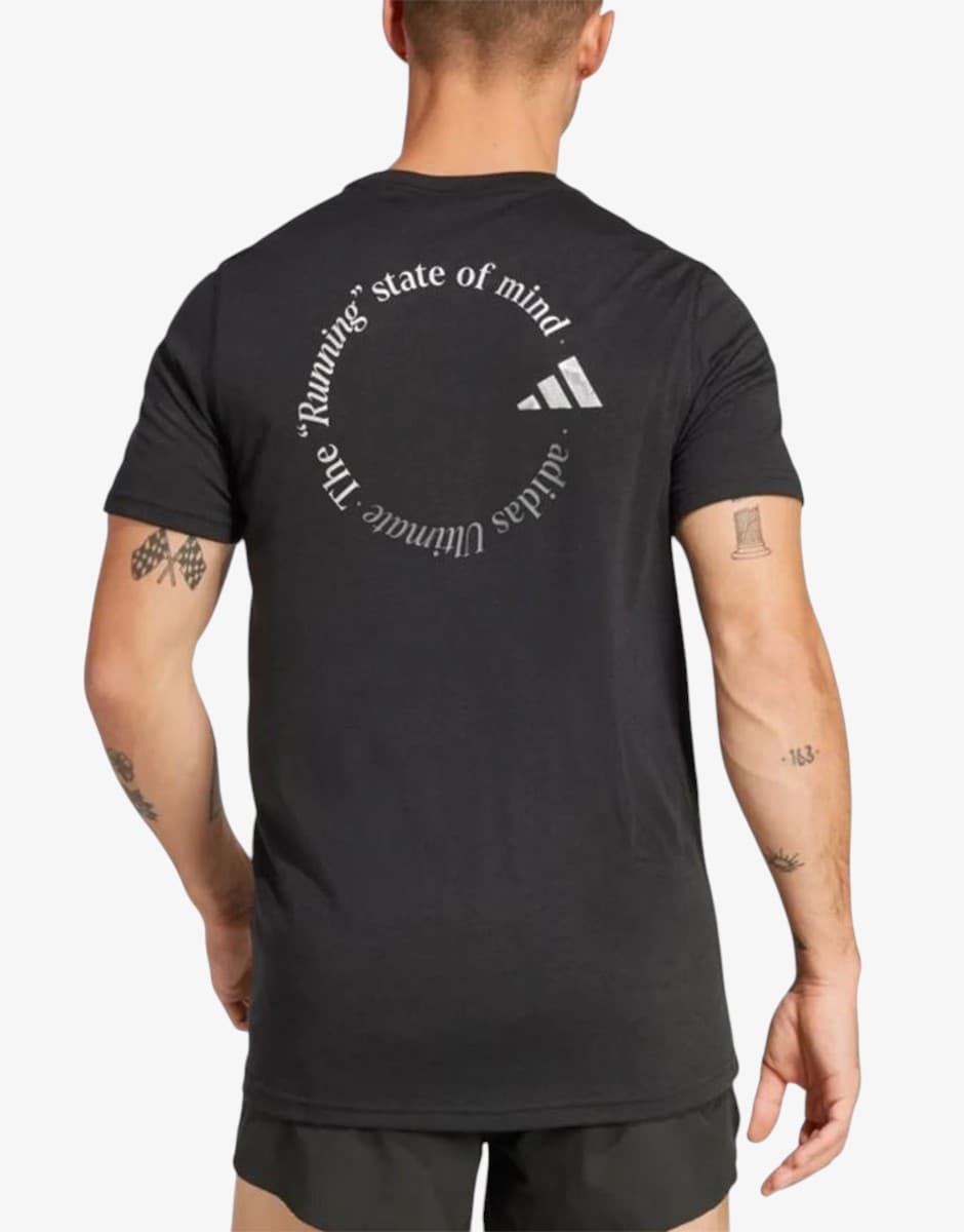 ADIDAS Ultimate Metallic Graphic Tee Black — снимка 2