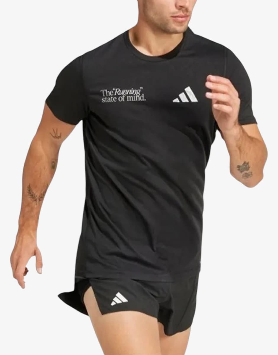ADIDAS Ultimate Metallic Graphic Tee Black — снимка 3