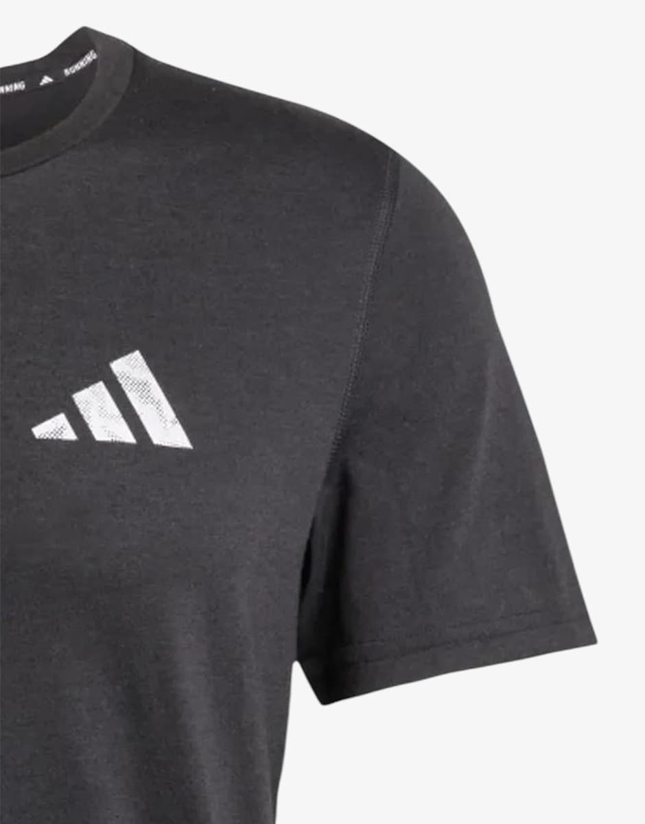 ADIDAS Ultimate Metallic Graphic Tee Black — снимка 4
