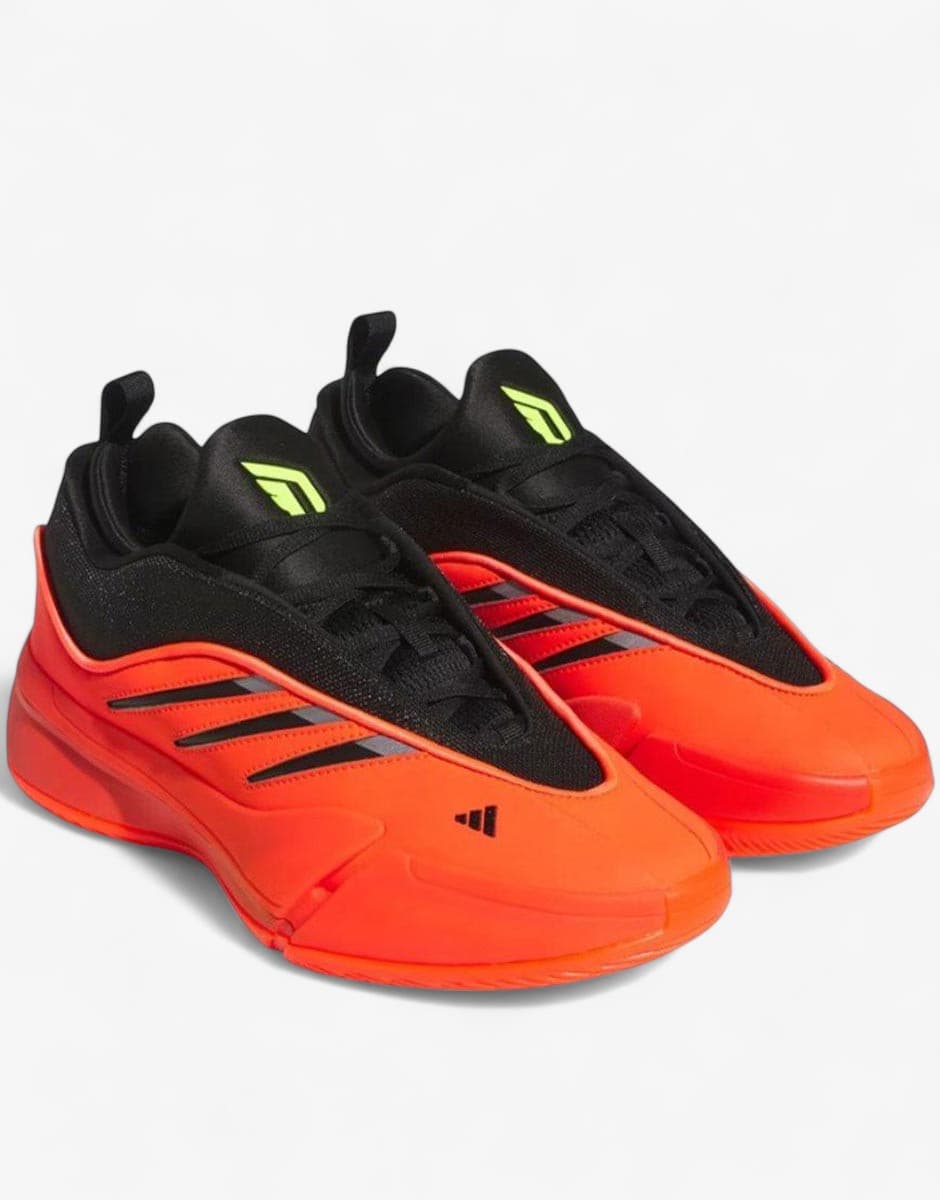 ADIDAS x Damian Lillard 9 Low Basketball Shoes Solar Red — view 3