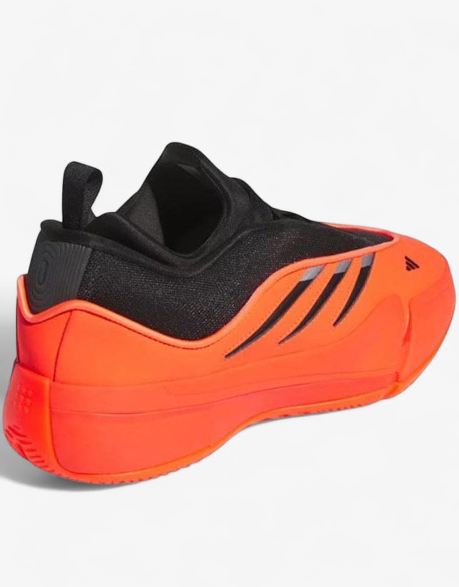 ADIDAS x Damian Lillard 9 Low Basketball Shoes Solar Red — view 4