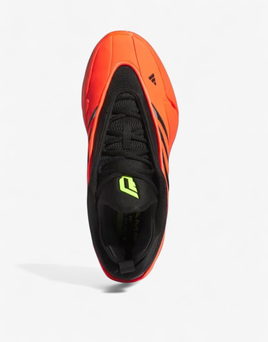 ADIDAS x Damian Lillard 9 Low Basketball Shoes Solar Red — view 5