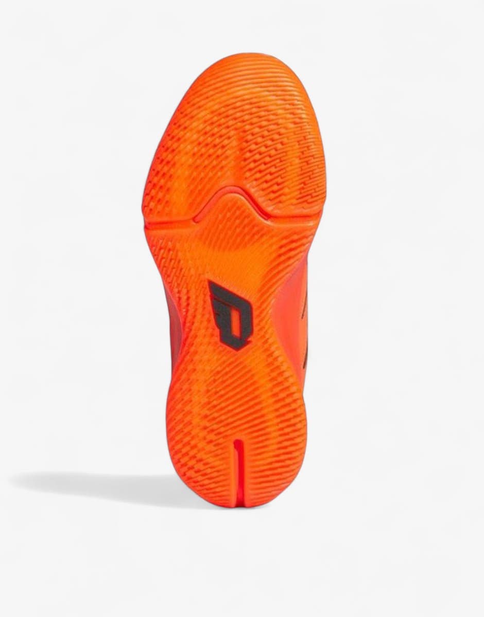 ADIDAS x Damian Lillard 9 Low Basketball Shoes Solar Red — view 6