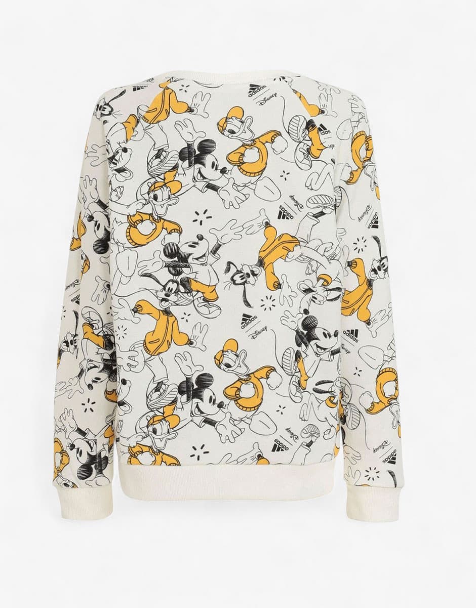 ADIDAS x Disney Mickey Mouse Sweatshirt Off White/Yellow — view 2