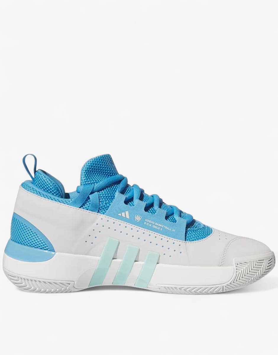 ADIDAS x Donovan Mitchell Issue 5 Shoes White/Blue — снимка 2