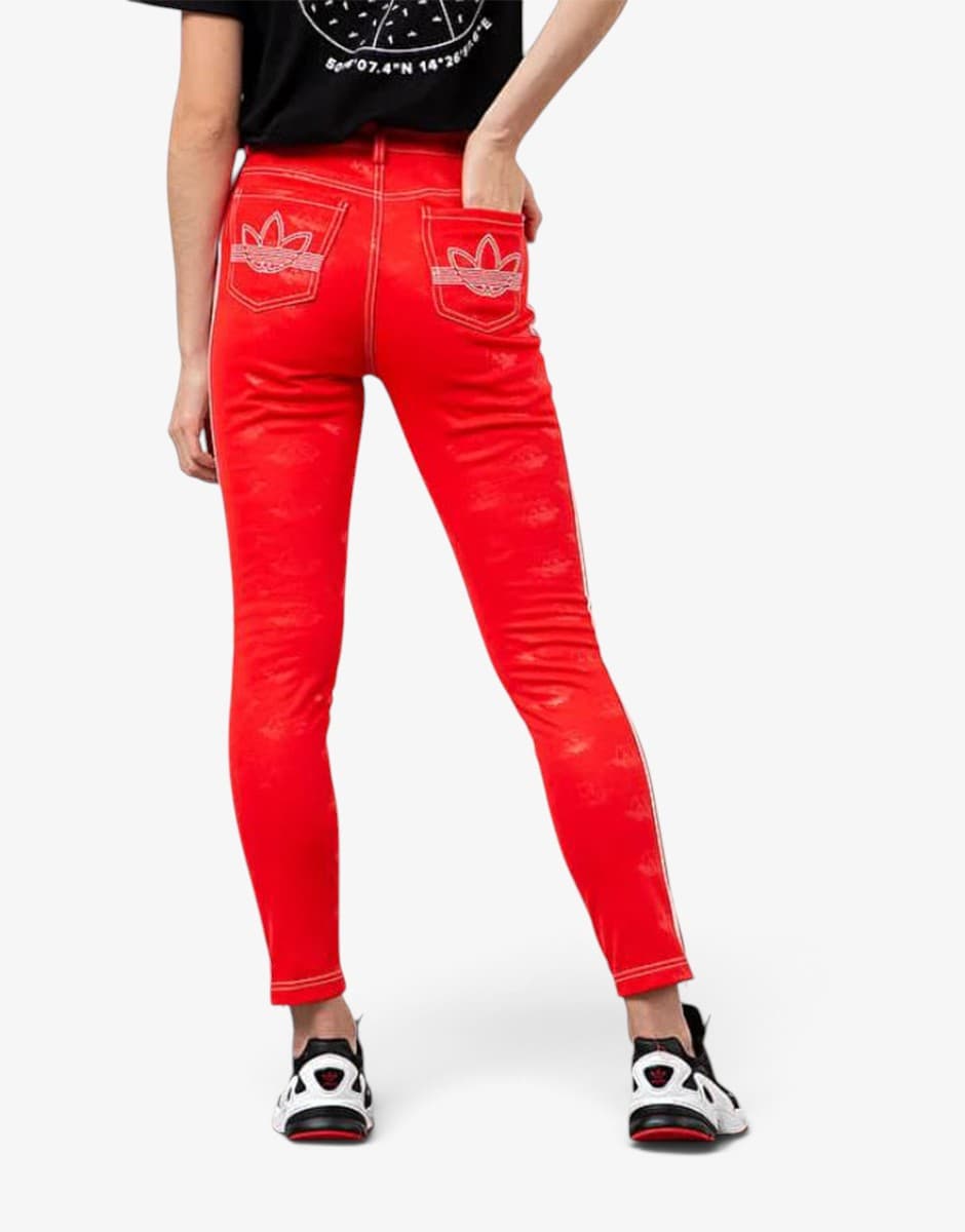 ADIDAS x Fiorucci Jacquard Angel Track Pant Red — снимка 2