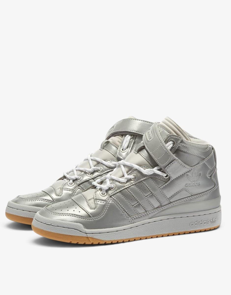 ADIDAS x Ivy Park Forum Mid Icy Park Silver — снимка 3