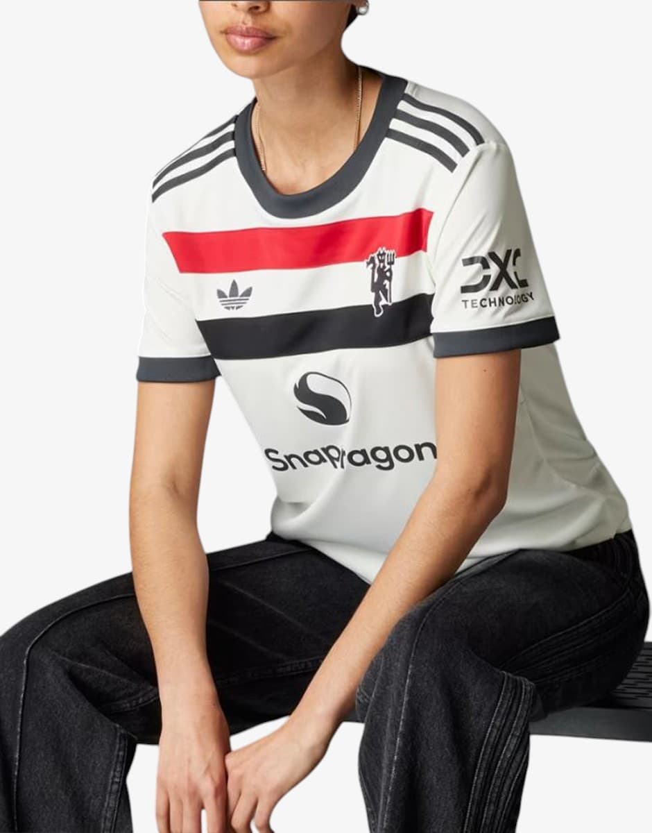 ADIDAS x Manchester United Third Jersey White/Black — снимка 3