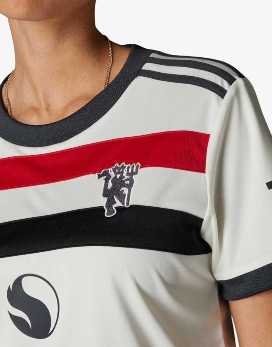 ADIDAS x Manchester United Third Jersey White/Black — снимка 4