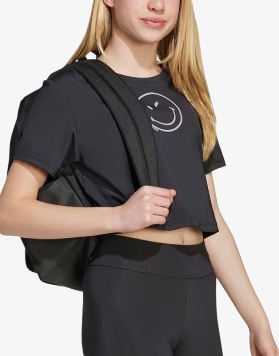 ADIDAS x Smileyworld Training Tee Jr Black — снимка 3